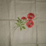 Lininė staltiesė - ruošinys siuvinėjimui