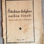 Šitokius dalykus reikia žinoti