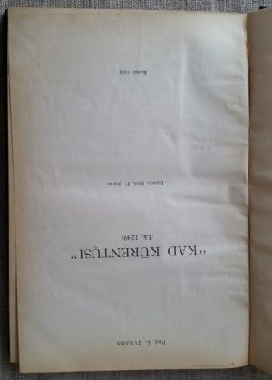 Prel. L. Tulaba. "Kad kūrentųsi"