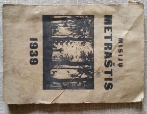 Misijų metraštis, 1939