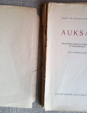 Prof. dr. Ernst Schultze. Auksas. Geltonojo metalo romantika ir prakeikimas