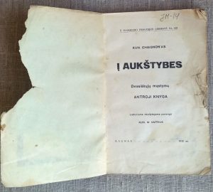 Kun. Chaignonas. Į Aukštybes.