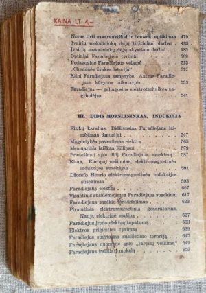 Stasys Dabušis. Faradiejaus gyvenimas ir darbai