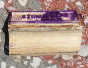 Antspaudas "Deponuota"