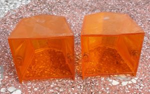 GAZ 21 Volga galinių žibintų stikliukai 2 vnt.