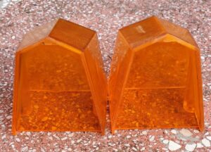 GAZ 21 Volga galinių žibintų stikliukai 2 vnt.