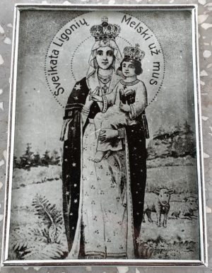 Religinis paveikslas "Sveikata ligonių, melski už mus"