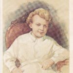 Atvirukas su Valodios (Leninu) portretu, 1969