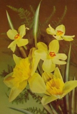 Atvirukas su gėlėmis,1989