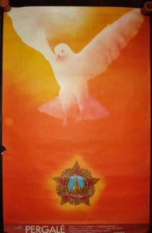 Afiša kino dilogijai "Pergalė"