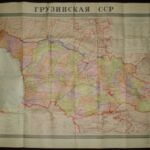 Gruzijos SSR žemėlapis
