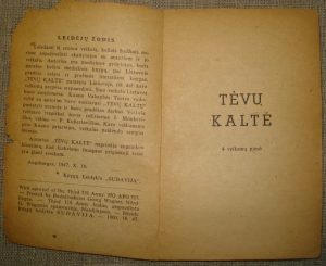 Edm. Butrimas. Tėvų kaltė