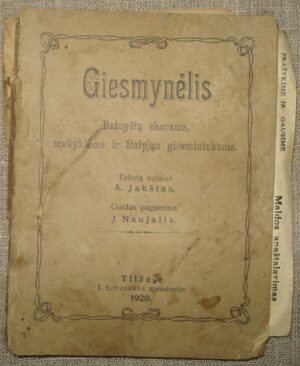 Giesmynėlis bažnyčių chorams, mokykloms ir šiaipjau giesmininkams