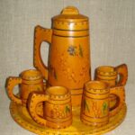 Suvenyrinis medinių indų rinkinys