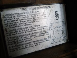 Vokiškas elektros matavimo prietaisas