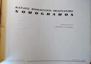 Kanalų hidraulinio skaičiavimo nomogramos