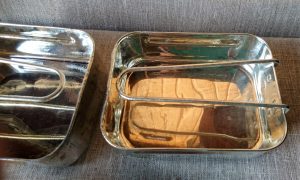 Britų armijos valgymo indų "katiliukų" rinkinys