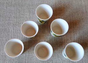 Stikliukai (6 vnt., keramika)