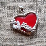 Sidabrinis pakabukas "Širdelė"