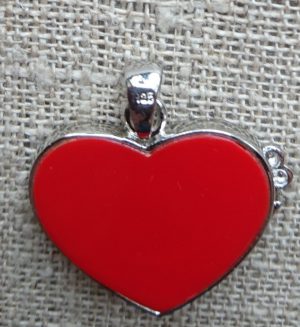 Sidabrinis pakabukas "Širdelė"