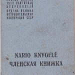Vartotojų kooperatyvo "Draugas" nario knygelė