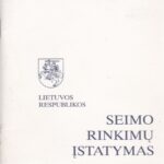Seimo rinkimų įstatymas