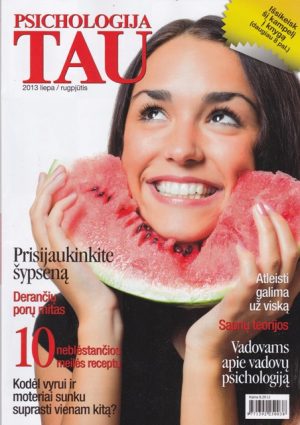 Psichologija tau, 2013 liepa/rugpjūtis