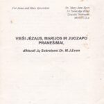 Jėzaus, Marijos ir Juozapo pranešimai