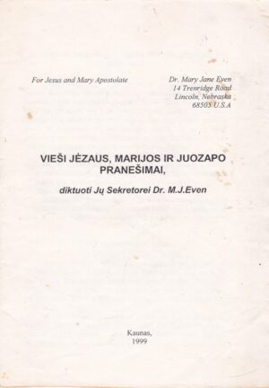 Jėzaus, Marijos ir Juozapo pranešimai