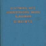 Įstatyminių aktų administracinių baudų klausimais rinkinys