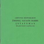 LR Žmonių saugos darbe įstatymas