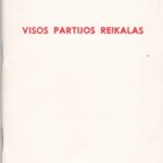 Suslovas M. Visos partijos reikalas