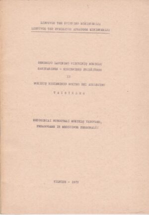 Bendrojo lavinimo vidurinių mokyklų sanitarinės - higieninės priežiūros ir mokinių higieninio mokymo bei auklėjimo taisyklės