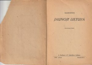 Maironis. Jaunoji Lietuva