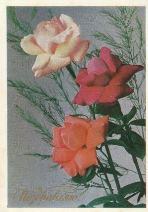 Atvirukas „Sveikinu“, 1977