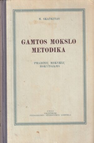 Skatkinas. Gamtos mokslo metodika
