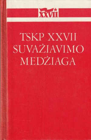TSKP XXVII suvažiavimo medžiaga