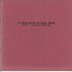 NVO veiklos efektyvumo tyrimo metodika