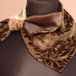 Prancūziška kaklaskarė "Šokoladas"