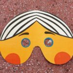 Karnavalinė kaukė "Senelė"