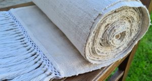 lininis austas ilgas rankšluostis - Image 3