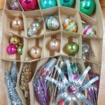 Eglutės žaisliukų rinkinys dėžutėje