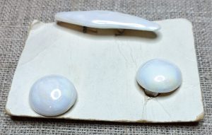 Auskarų (klipsų) ir sagės rinkinys - Image 3