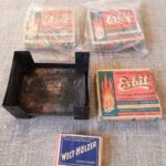 Vokiška viryklė "ESBIT". Sausas kuras ir degtukai