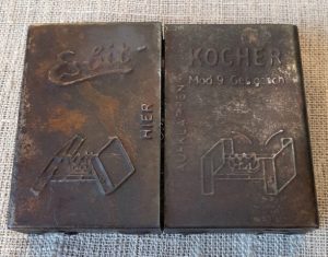 Vokiška viryklė "ESBIT". Sausas kuras ir degtukai - Image 3