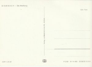 Atvirukas "Eisenach - Die Wartburg" - Image 2