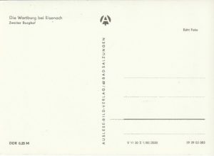 Atvirukas "Die Wartburg bei Eisenach" - Image 2