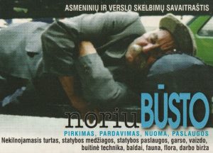 Kalendoriukas "Noriu būsto", 1998