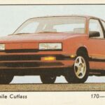 Kalendoriukas "Oldsmobile Cutlass", 1992