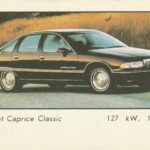 Kalendoriukas "Chevrolet Caprice Clasic", 1992